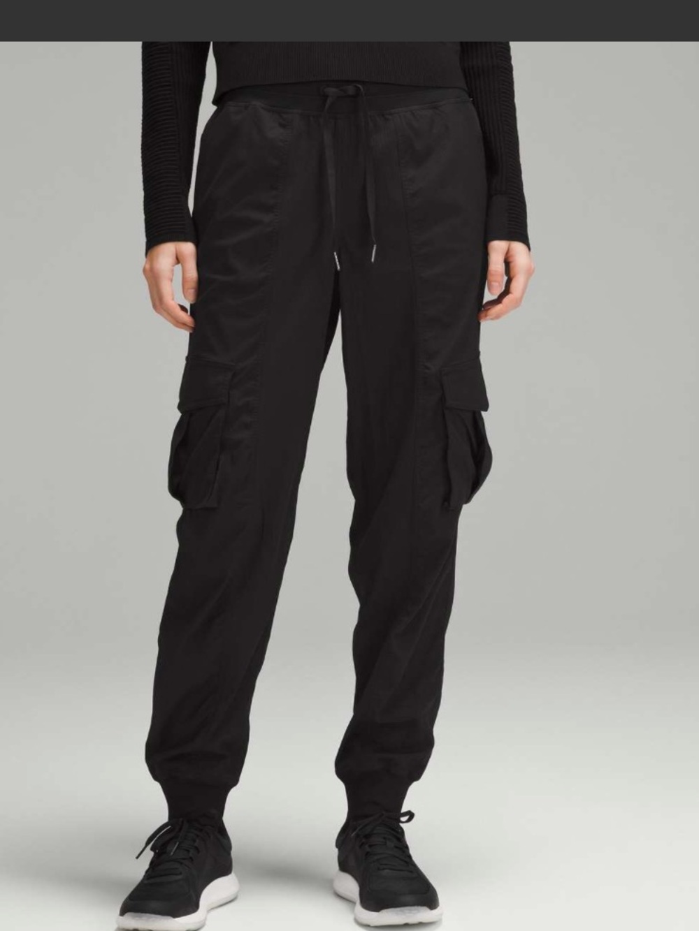 lululemon athletica Black Relaxed-Fit Cargo Joggers